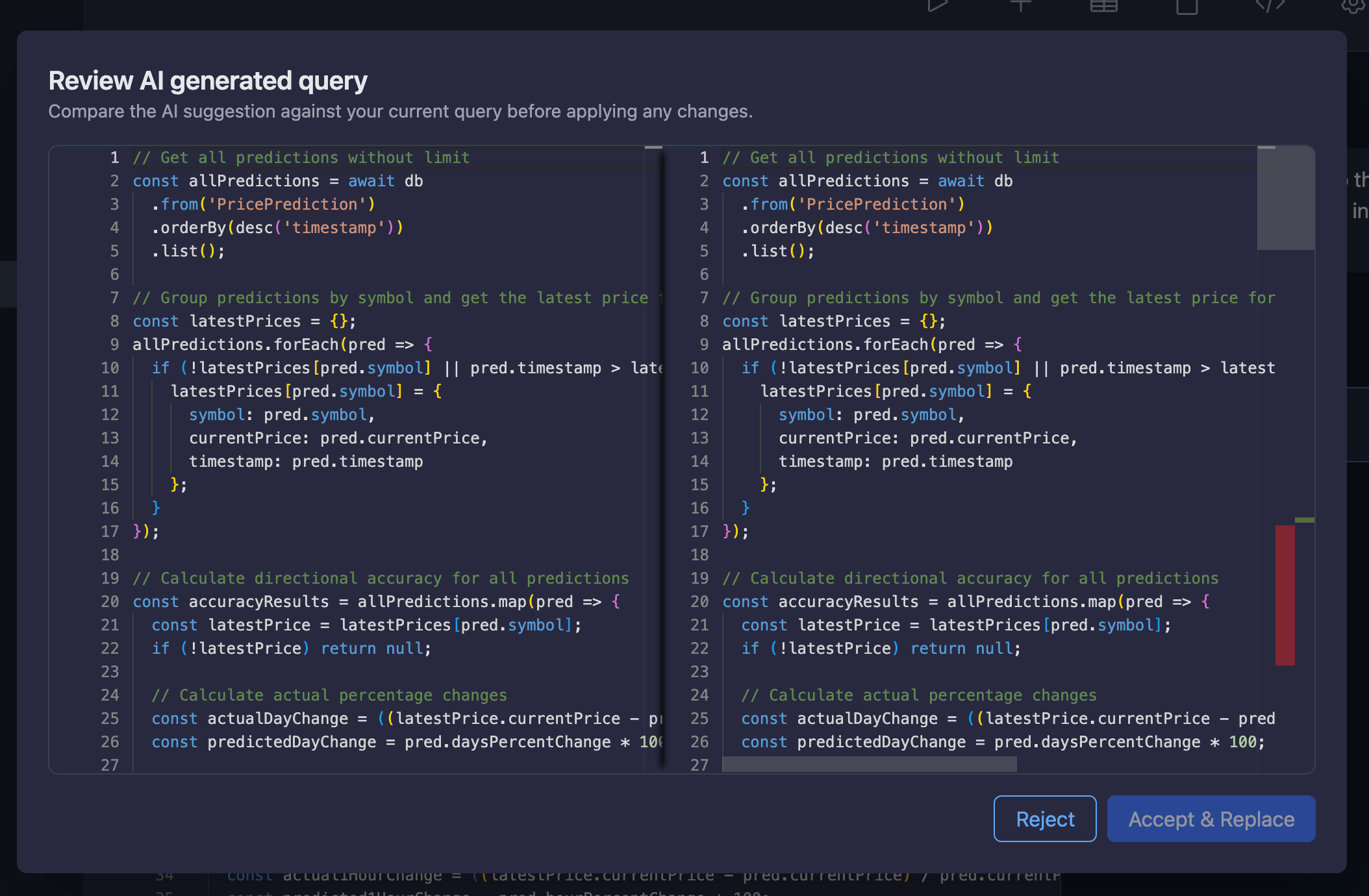 AI Panel Streaming Query
