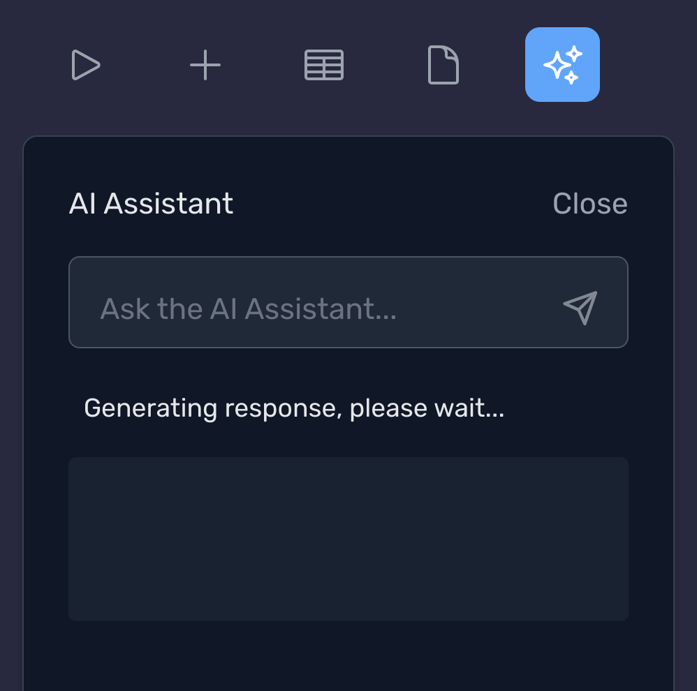 AI Assistant Button